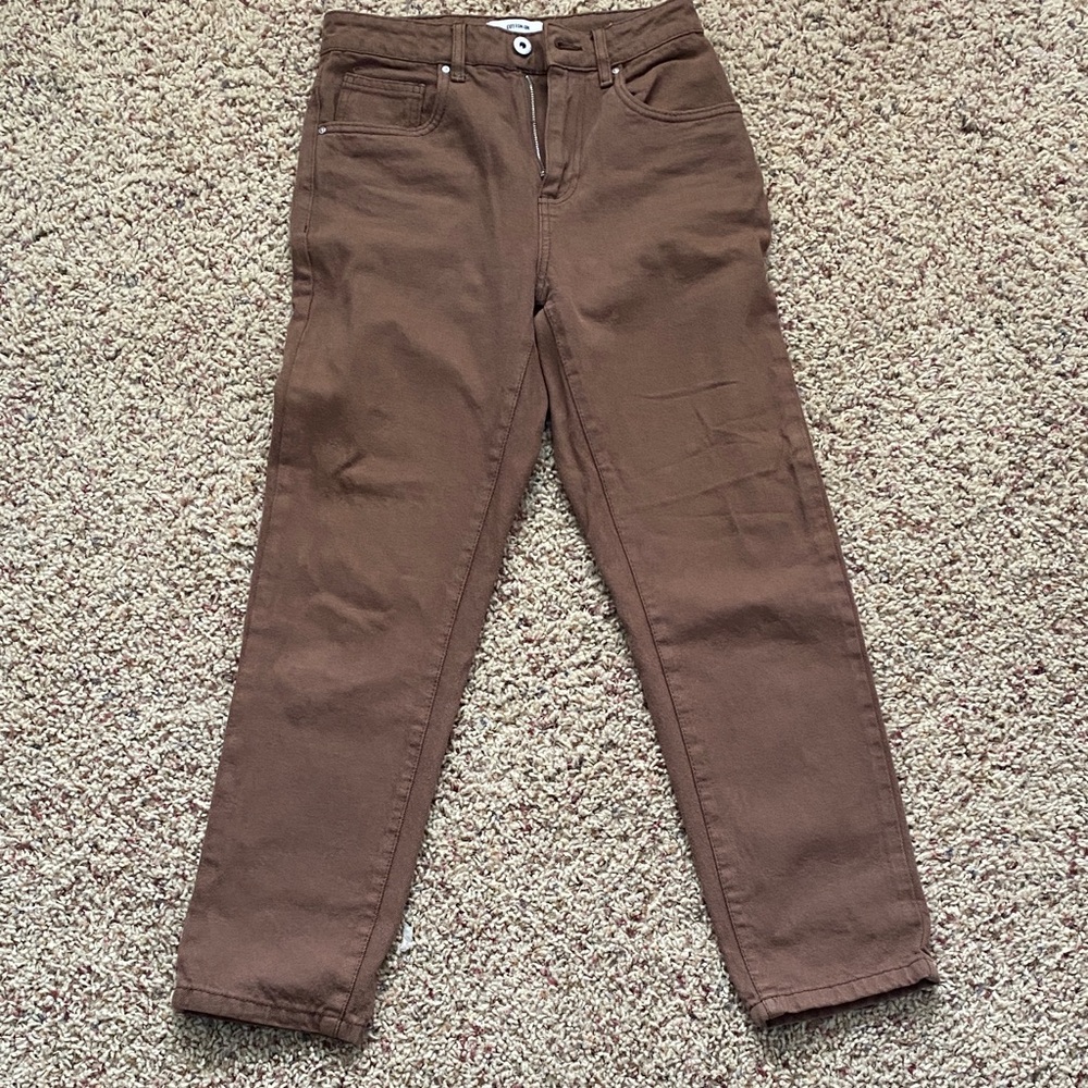 Cotton On Brown Mom Jeans